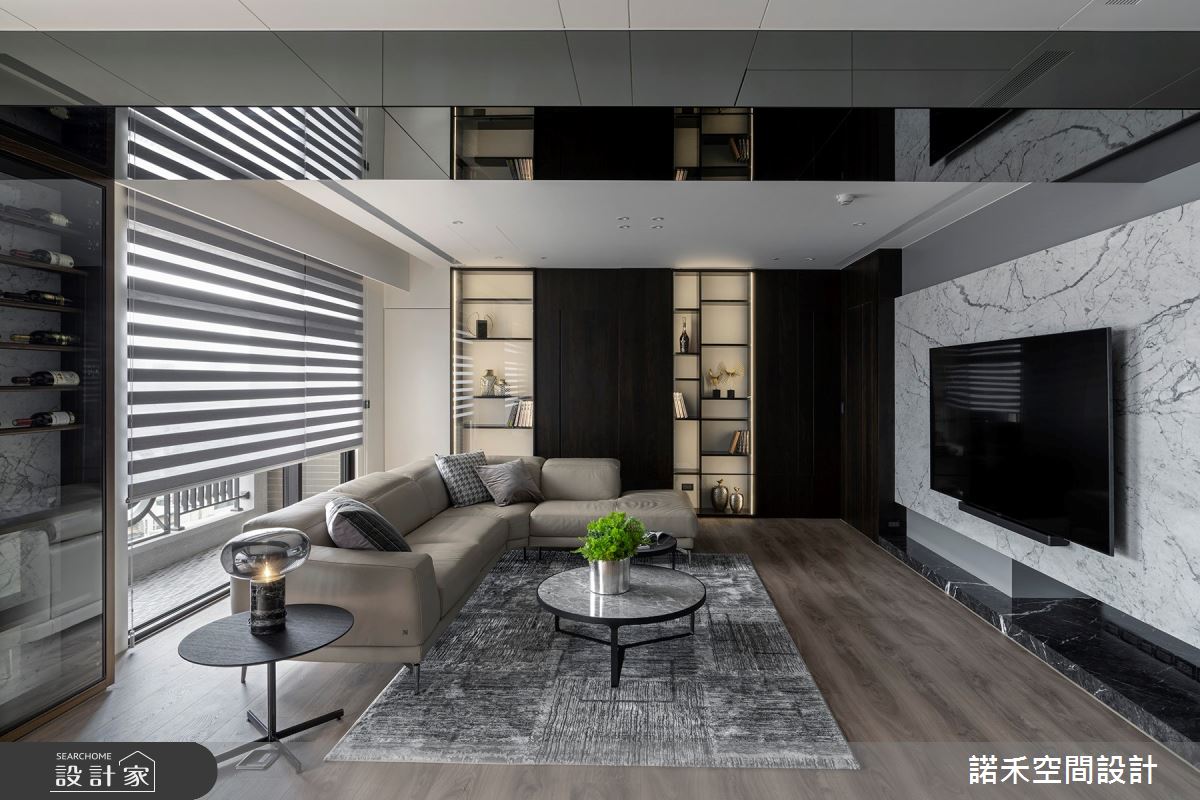 毛胚屋＿現代風客廳案例圖片＿諾禾空間設計 上碩室內裝修＿諾禾_47.仁愛路林宅之4