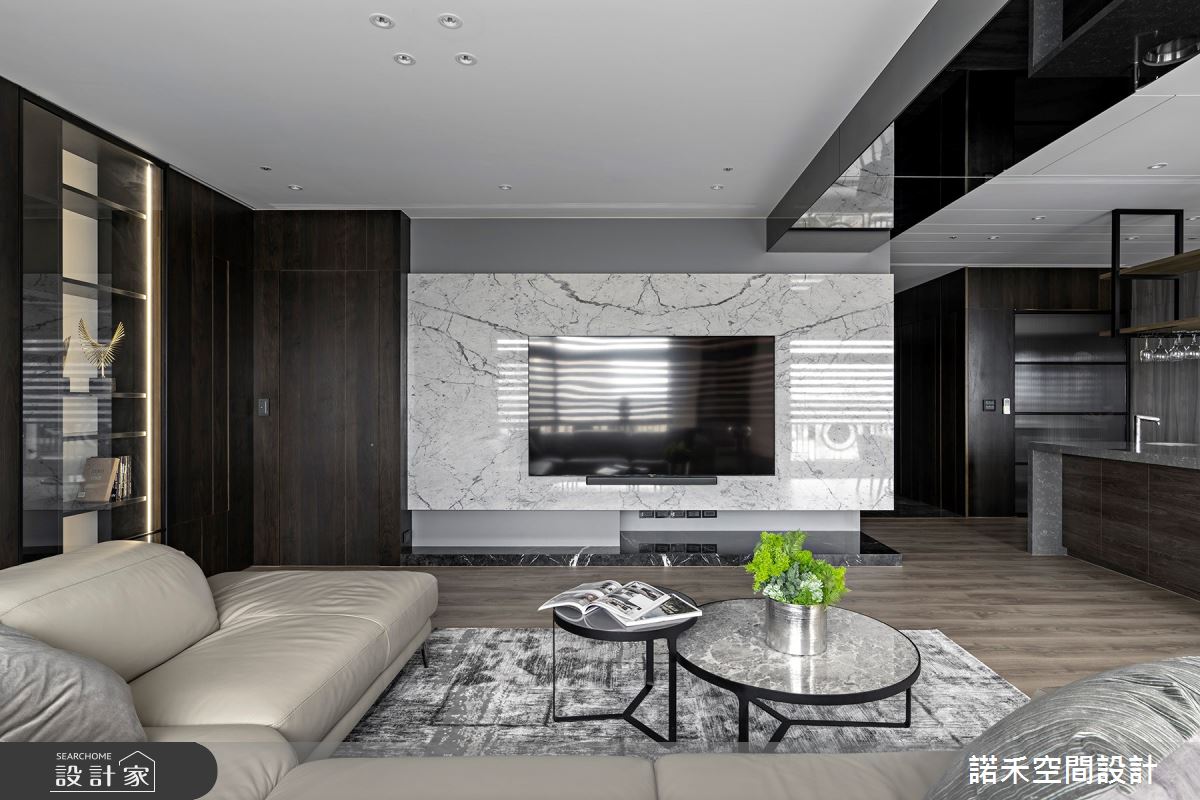 毛胚屋＿現代風客廳案例圖片＿諾禾空間設計 上碩室內裝修＿諾禾_47.仁愛路林宅之6