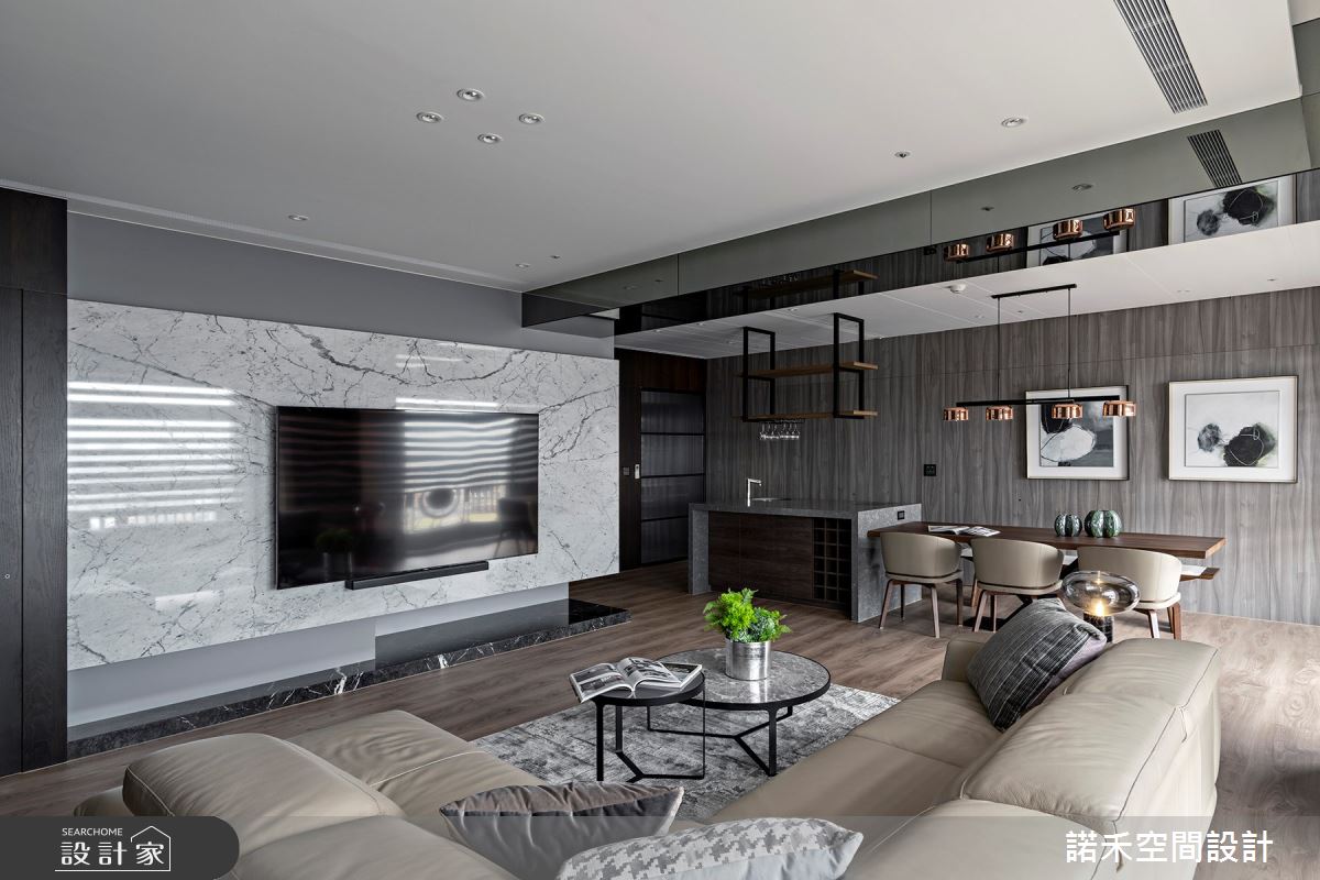 毛胚屋＿現代風客廳案例圖片＿諾禾空間設計 上碩室內裝修＿諾禾_47.仁愛路林宅之8