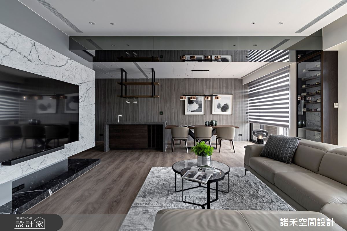 毛胚屋＿現代風客廳案例圖片＿諾禾空間設計 上碩室內裝修＿諾禾_47.仁愛路林宅之7