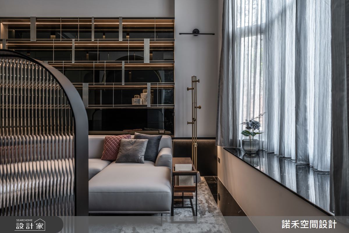 75坪中古屋(5~15年)＿現代風客廳臥榻案例圖片＿諾禾空間設計 上碩室內裝修＿諾禾_49.理性與感性之13