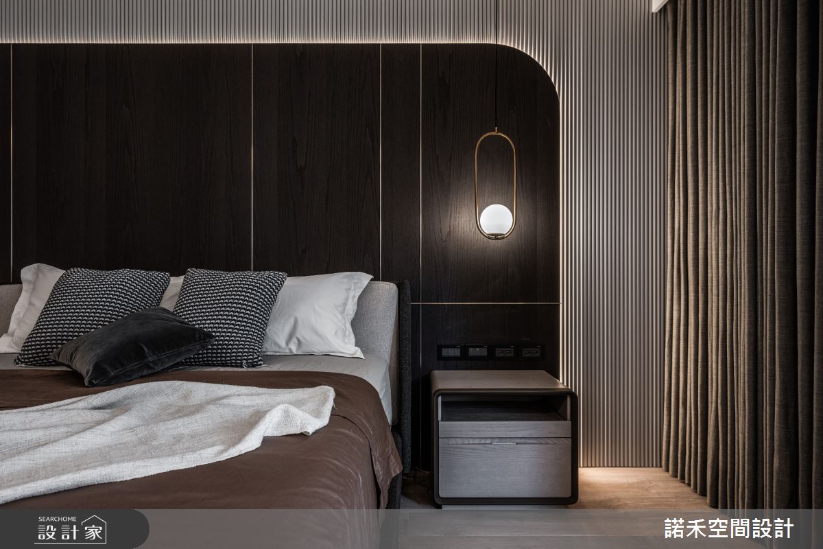75坪中古屋(5~15年)＿現代風臥室案例圖片＿諾禾空間設計 上碩室內裝修＿諾禾_49.理性與感性之21