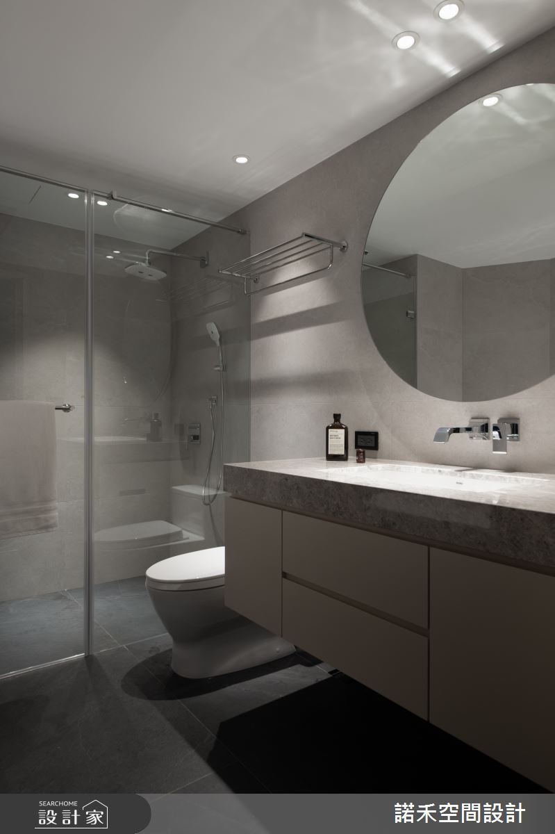 33坪老屋(16~30年)＿現代風浴室案例圖片＿諾禾空間設計 上碩室內裝修＿諾禾_51.珠圓玉潤之25