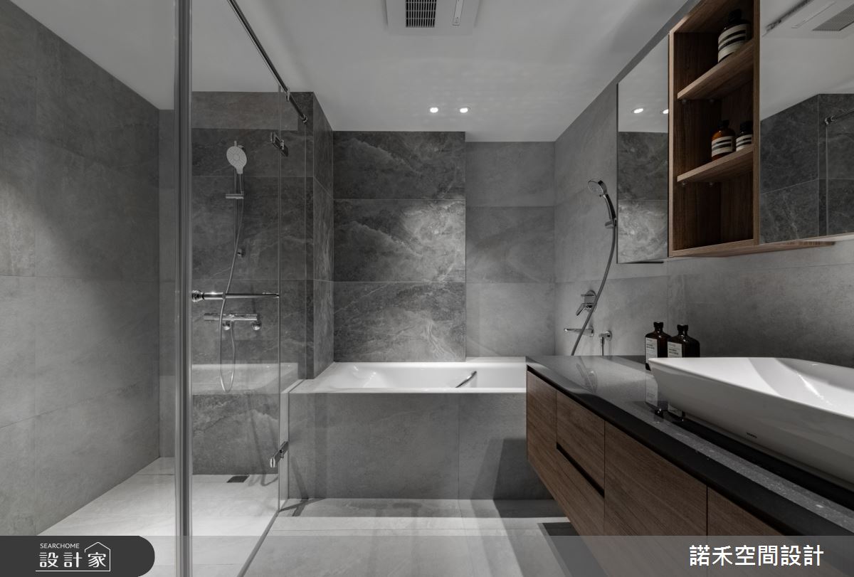 24坪中古屋(5~15年)＿現代風浴室案例圖片＿諾禾空間設計 上碩室內裝修＿諾禾_52.帶燥方潤，將濃遂枯之18