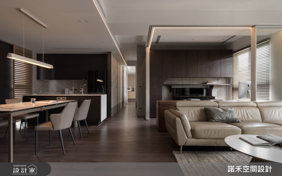 35坪新成屋(5年以下)＿現代風客廳案例圖片＿諾禾空間設計 上碩室內裝修＿諾禾_54.沐木之14