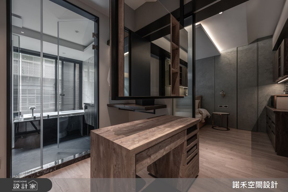 75坪老屋(16~30年)＿現代風更衣間案例圖片＿諾禾空間設計 上碩室內裝修＿諾禾_55.歸園田居之17