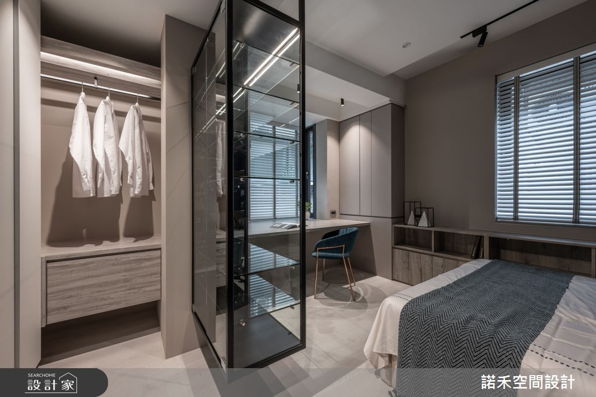 75坪老屋(16~30年)＿現代風臥室案例圖片＿諾禾空間設計 上碩室內裝修＿諾禾_55.歸園田居之20