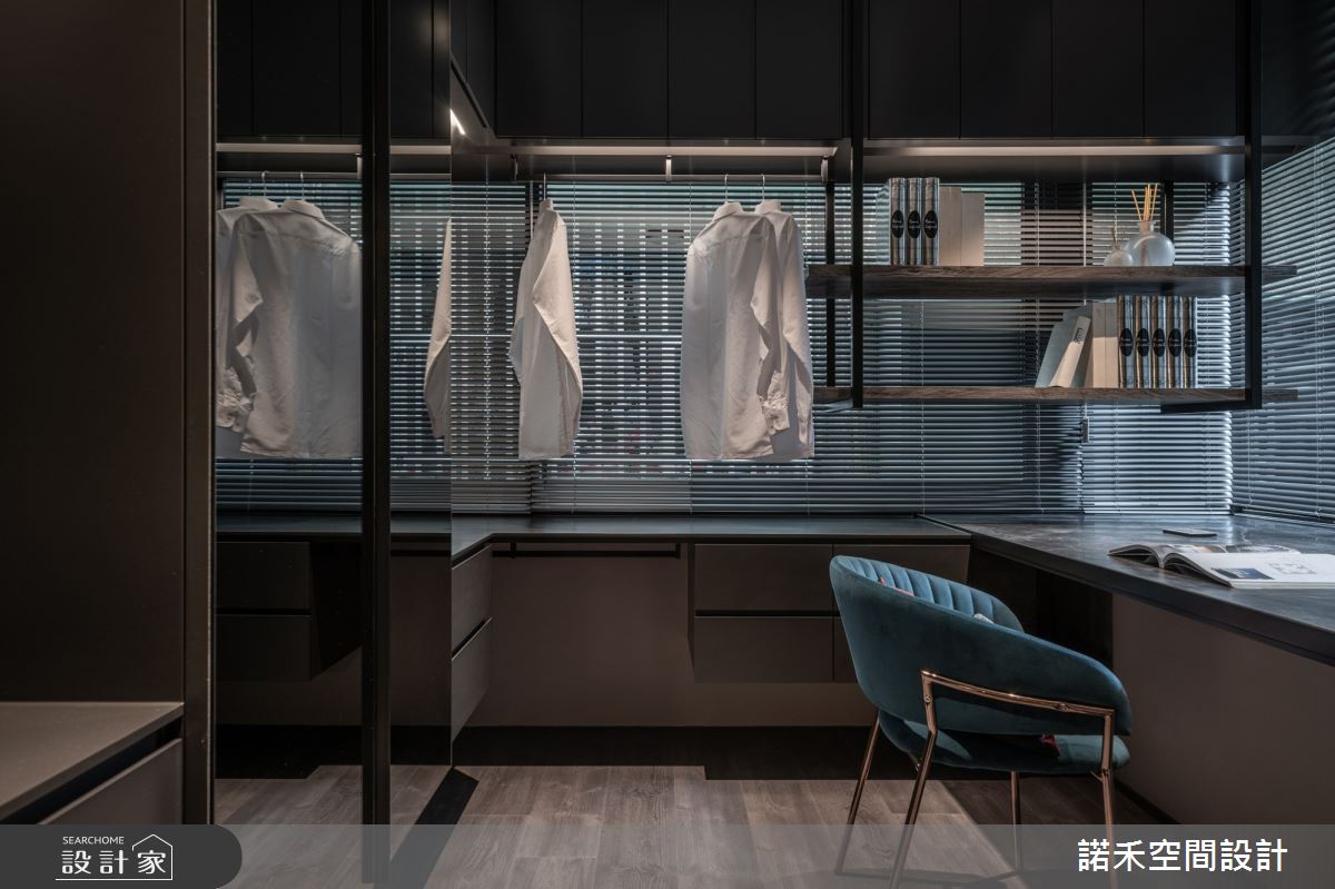 75坪老屋(16~30年)＿現代風更衣間案例圖片＿諾禾空間設計 上碩室內裝修＿諾禾_55.歸園田居之23