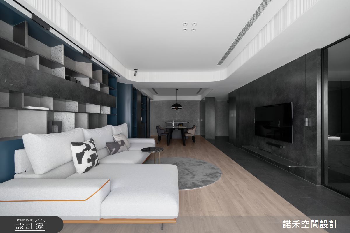 40坪毛胚屋＿現代風客廳餐廳案例圖片＿諾禾空間設計 上碩室內裝修＿諾禾_57.粹石之6
