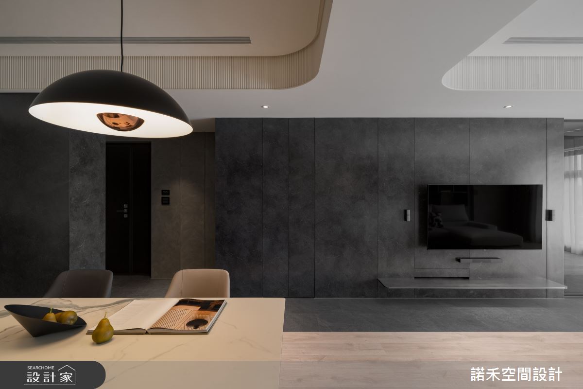40坪毛胚屋＿現代風玄關客廳餐廳案例圖片＿諾禾空間設計 上碩室內裝修＿諾禾_57.粹石之8