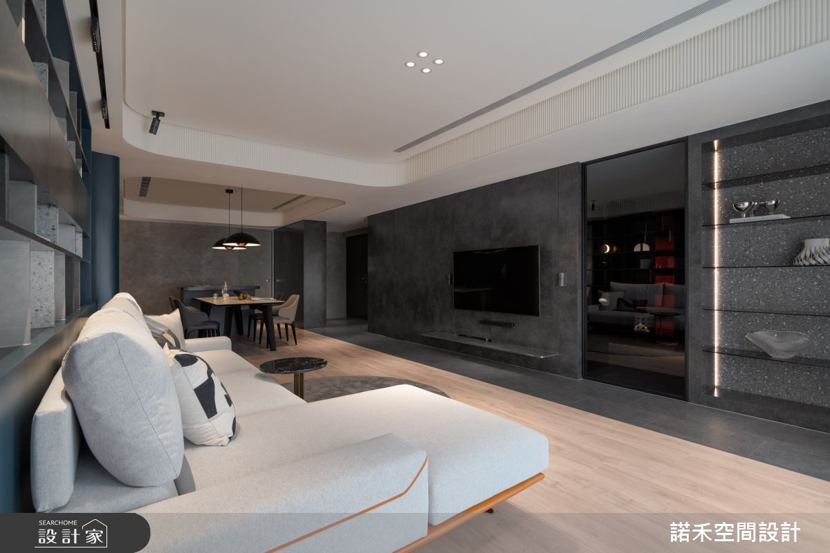 40坪毛胚屋＿現代風客廳餐廳案例圖片＿諾禾空間設計 上碩室內裝修＿諾禾_57.粹石之7