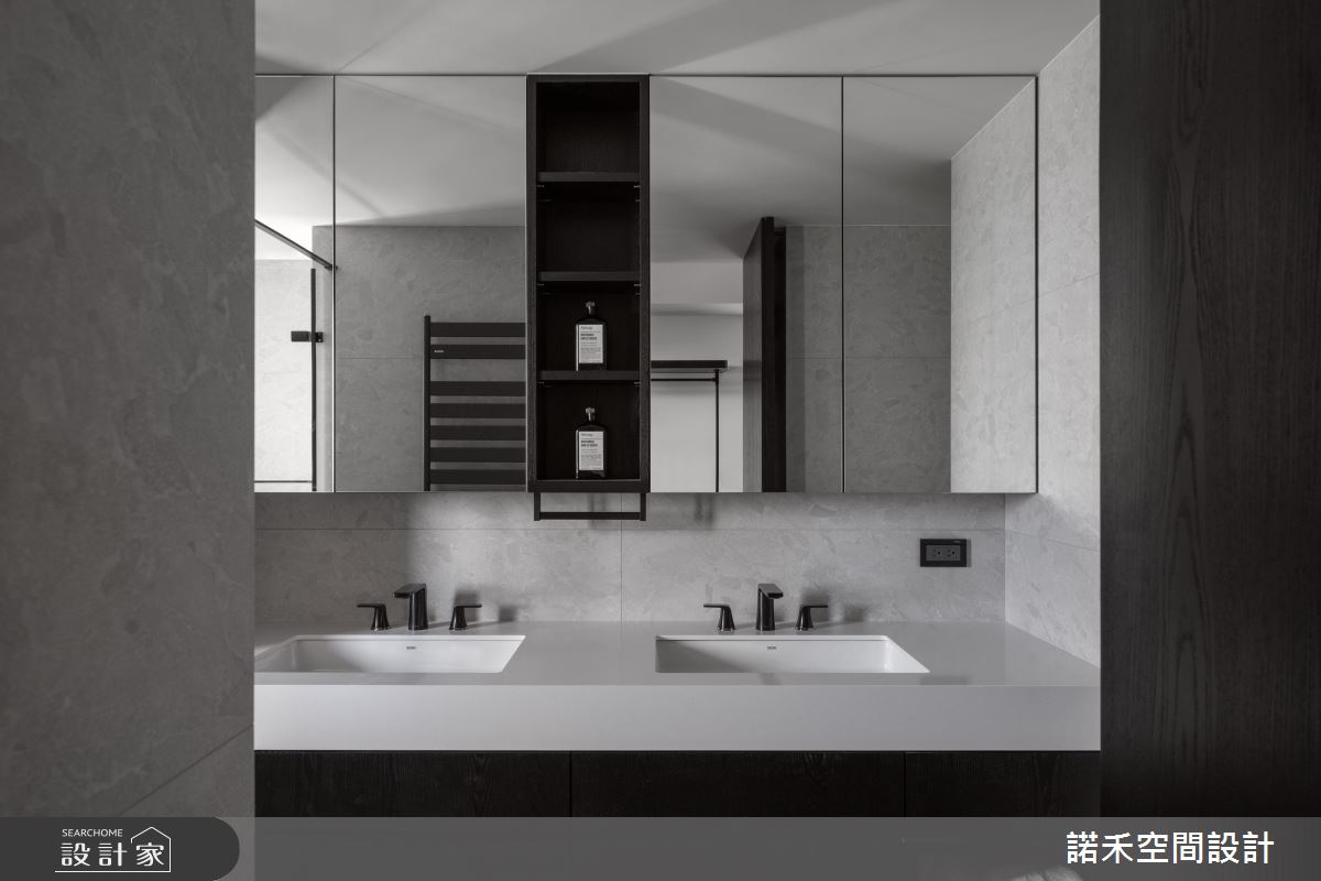40坪毛胚屋＿現代風浴室案例圖片＿諾禾空間設計 上碩室內裝修＿諾禾_57.粹石之24
