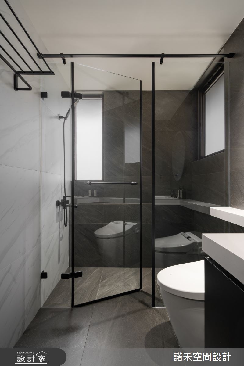 40坪毛胚屋＿現代風浴室案例圖片＿諾禾空間設計 上碩室內裝修＿諾禾_57.粹石之26