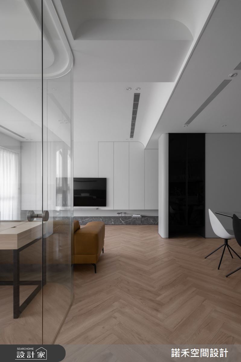 35坪新成屋(5年以下)＿現代風客廳案例圖片＿諾禾空間設計 上碩室內裝修＿諾禾_60.渡曦之6