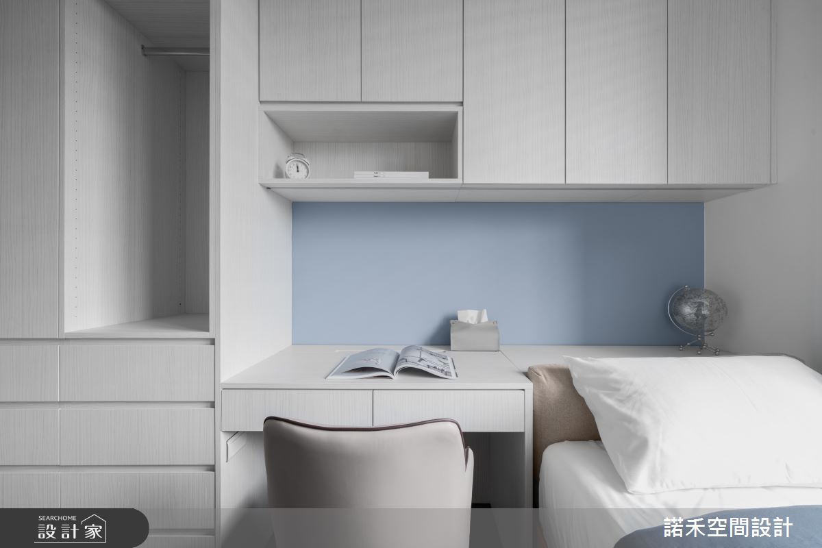 18坪新成屋(5年以下)＿現代風臥室案例圖片＿諾禾空間設計 上碩室內裝修＿諾禾_62.左岸之19