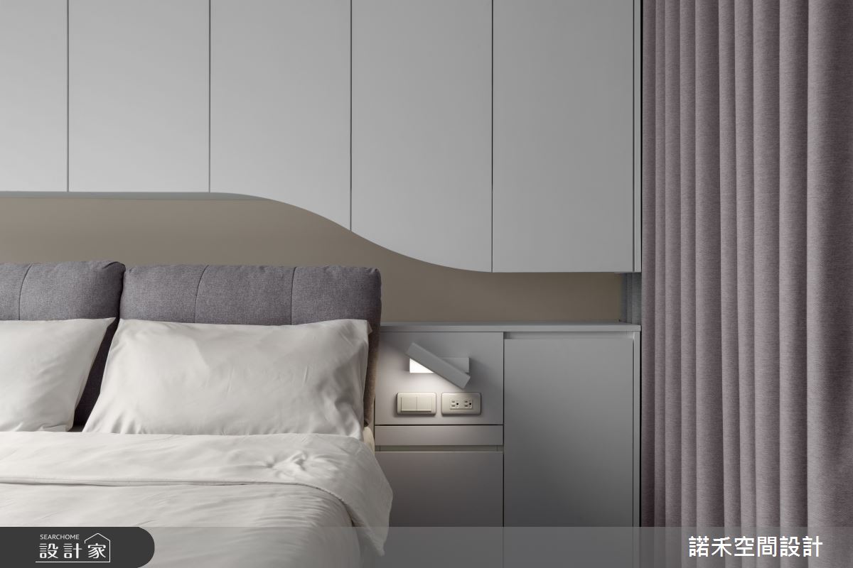 18坪新成屋(5年以下)＿現代風臥室案例圖片＿諾禾空間設計 上碩室內裝修＿諾禾_62.左岸之14