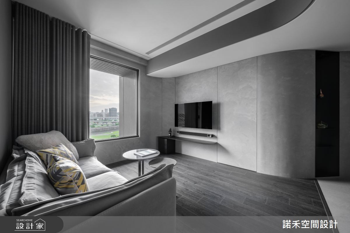 18坪新成屋(5年以下)＿現代風客廳案例圖片＿諾禾空間設計 上碩室內裝修＿諾禾_62.左岸之3