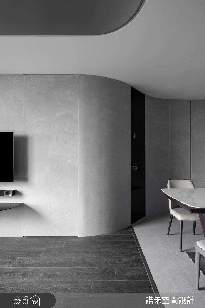 18坪新成屋(5年以下)＿現代風客廳餐廳案例圖片＿諾禾空間設計 上碩室內裝修＿諾禾_62.左岸之4