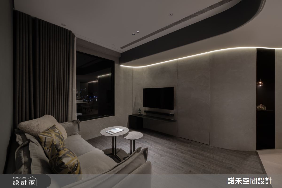 18坪新成屋(5年以下)＿現代風客廳案例圖片＿諾禾空間設計 上碩室內裝修＿諾禾_62.左岸之10