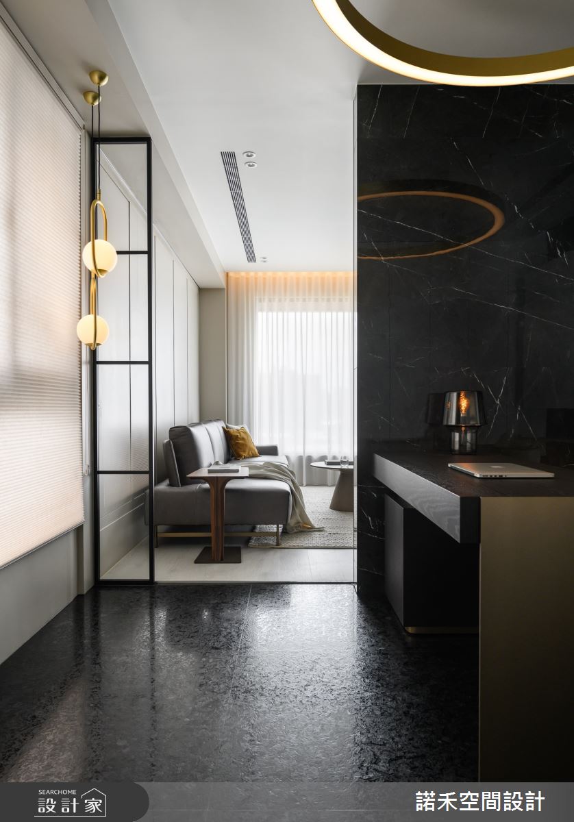 27坪新成屋(5年以下)＿現代風玄關客廳書房案例圖片＿諾禾空間設計 上碩室內裝修＿諾禾_63.NO.8C823飛行日記之3