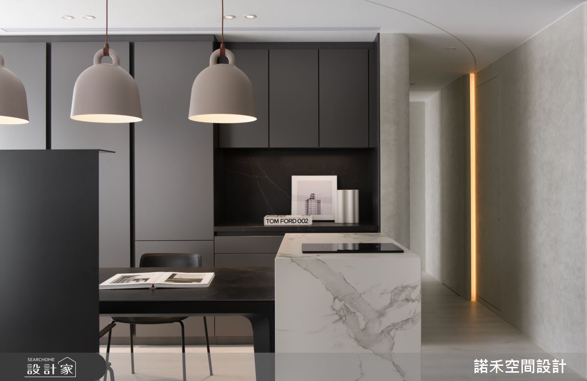 27坪新成屋(5年以下)＿現代風餐廳中島案例圖片＿諾禾空間設計 上碩室內裝修＿諾禾_63.NO.8C823飛行日記之18