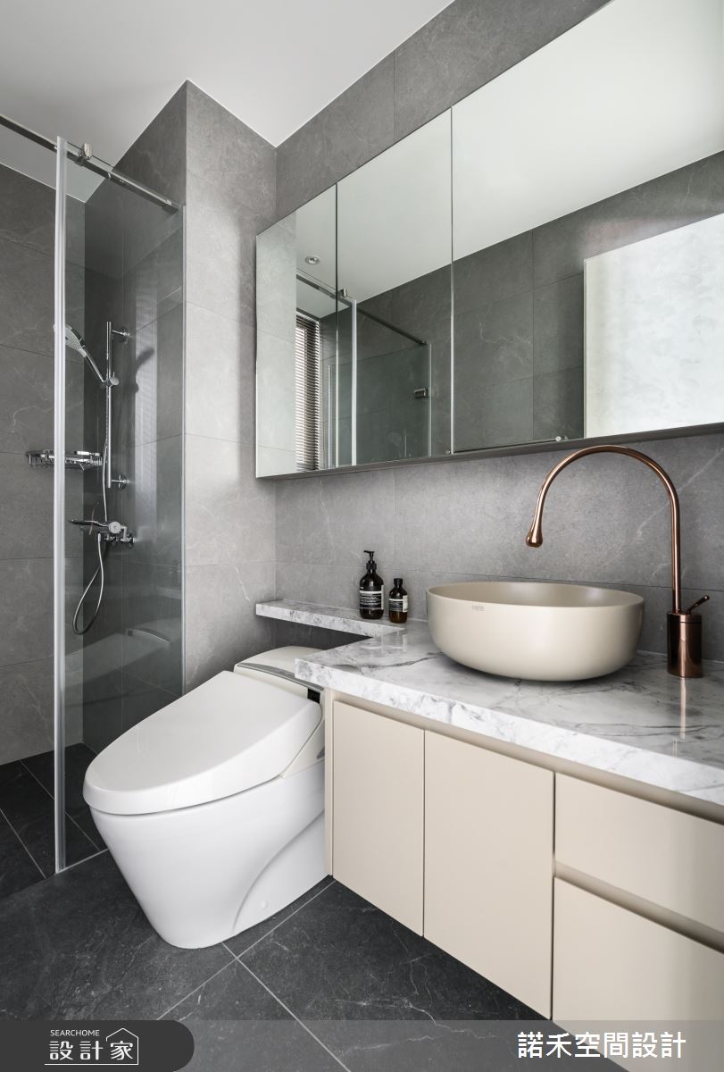 27坪新成屋(5年以下)＿現代風浴室案例圖片＿諾禾空間設計 上碩室內裝修＿諾禾_63.NO.8C823飛行日記之25