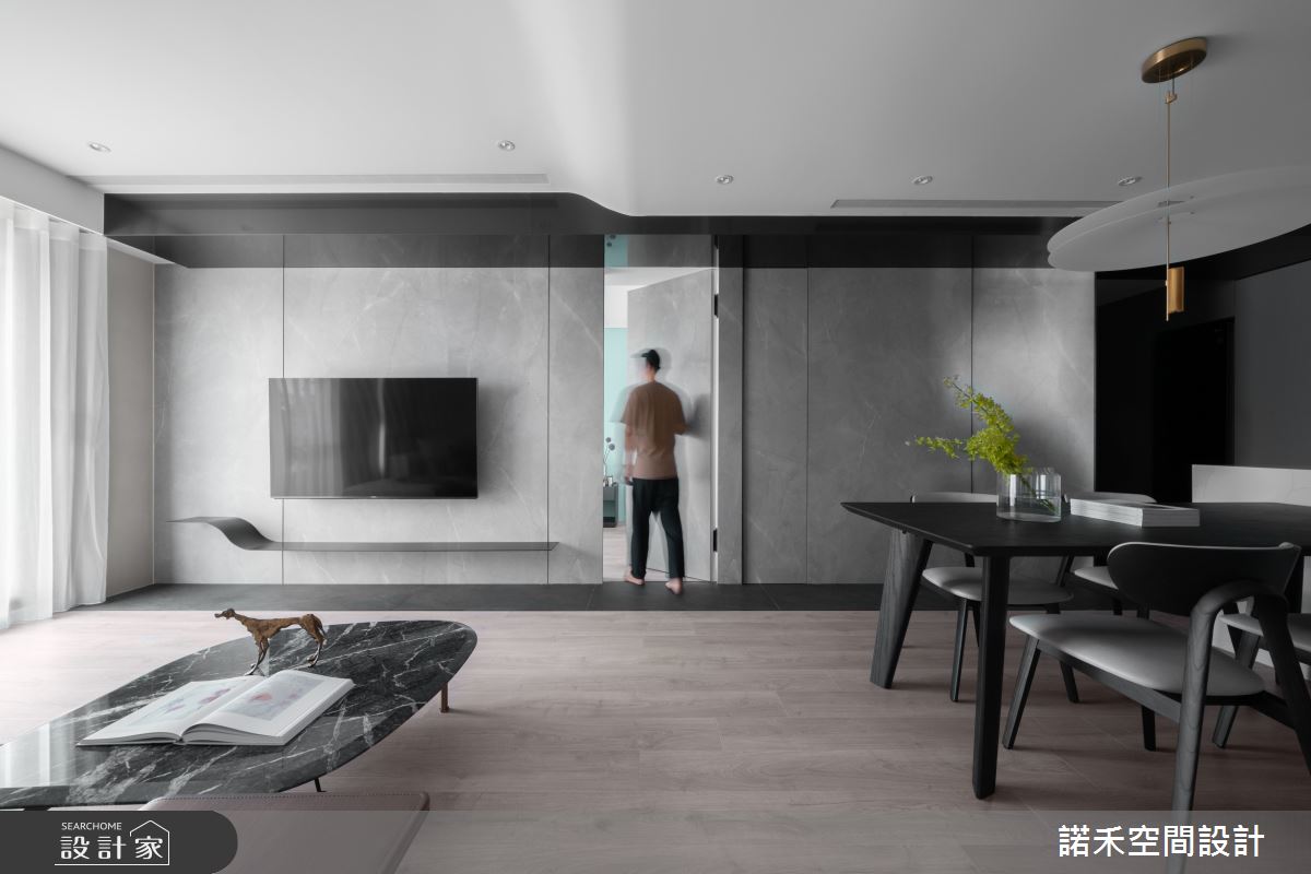 38坪毛胚屋＿現代風客廳餐廳案例圖片＿諾禾空間設計 上碩室內裝修＿諾禾_64.潺湲之2