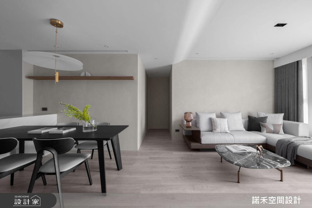 38坪毛胚屋＿現代風客廳餐廳案例圖片＿諾禾空間設計 上碩室內裝修＿諾禾_64.潺湲之4
