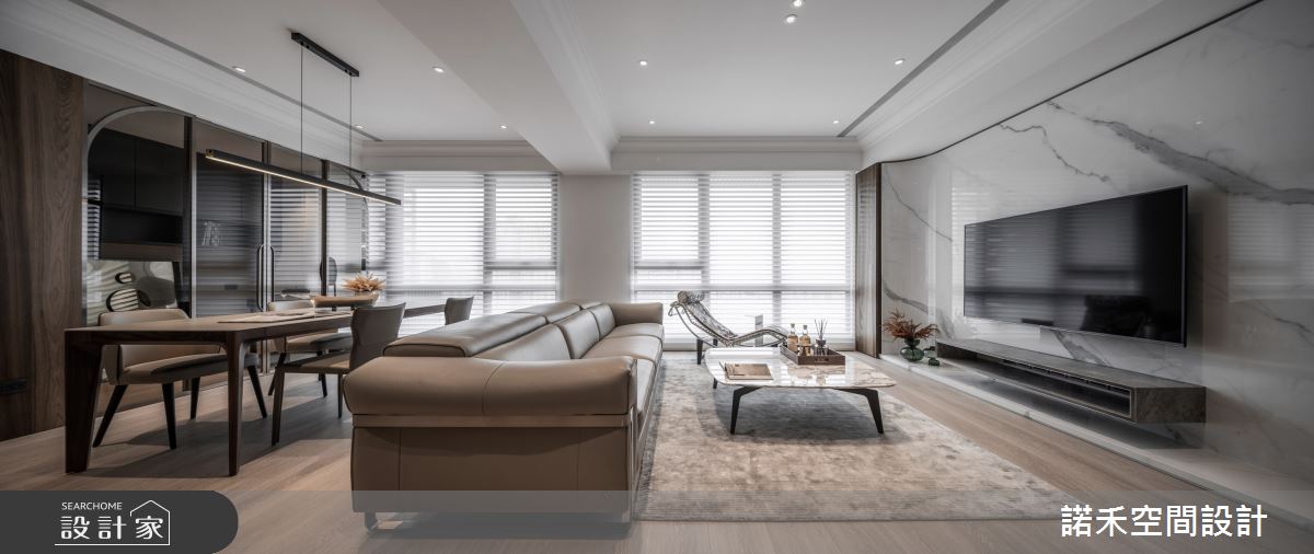 35坪中古屋(5~15年)＿現代風客廳餐廳案例圖片＿諾禾空間設計 上碩室內裝修＿諾禾_66.空靈之8