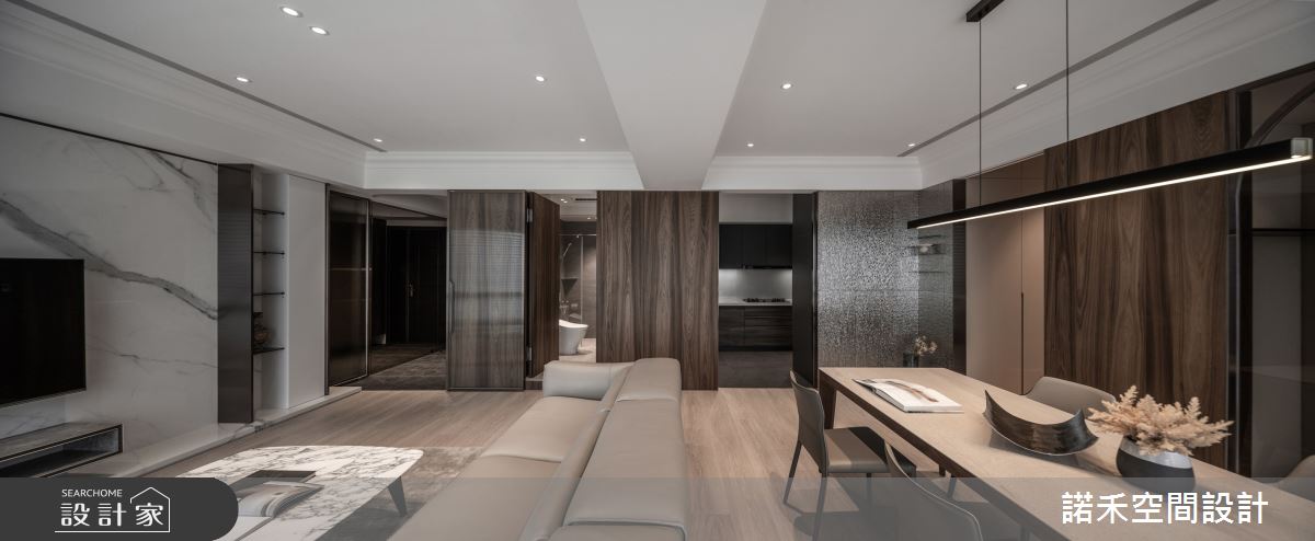 35坪中古屋(5~15年)＿現代風玄關客廳餐廳廚房案例圖片＿諾禾空間設計 上碩室內裝修＿諾禾_66.空靈之10