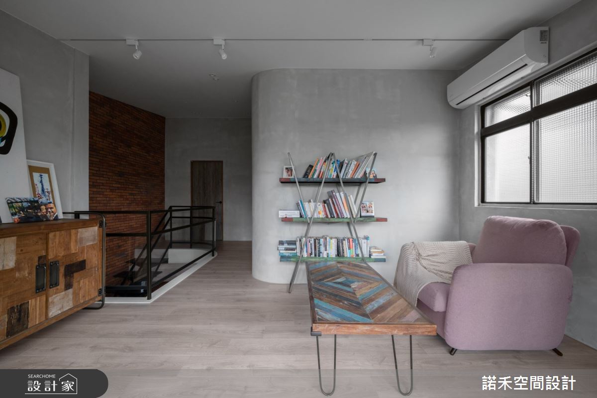 40坪老屋(16~30年)＿南法風樓梯多功能室案例圖片＿諾禾空間設計 上碩室內裝修＿諾禾_67.質樸之14