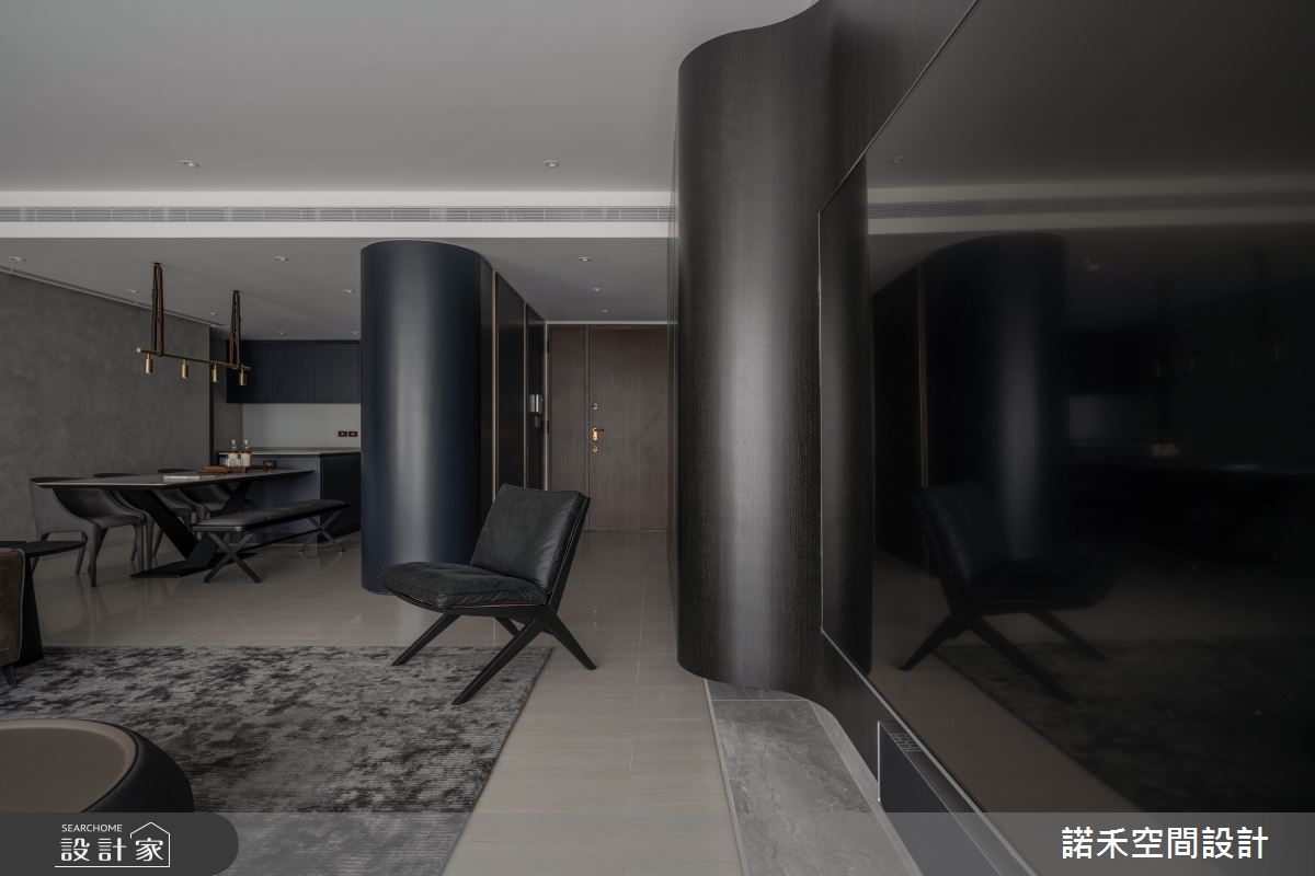 43坪中古屋(5~15年)＿現代風玄關客廳餐廳案例圖片＿諾禾空間設計 上碩室內裝修＿諾禾_68.琢墨之3