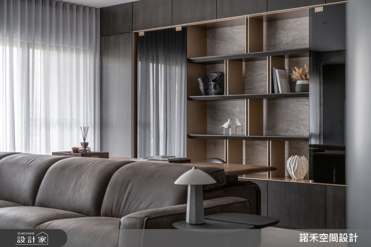 43坪中古屋(5~15年)＿現代風客廳書房工作區案例圖片＿諾禾空間設計 上碩室內裝修＿諾禾_68.琢墨之7