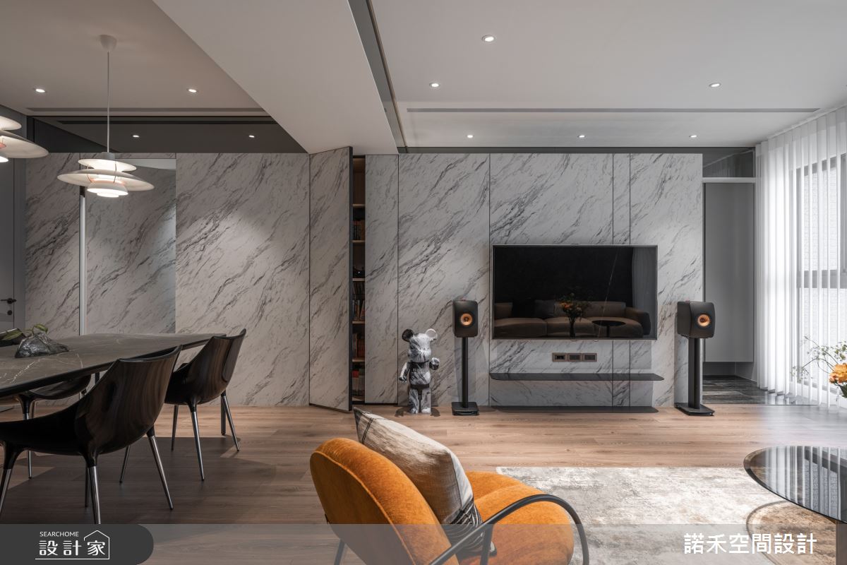 30坪新成屋(5年以下)＿現代風客廳餐廳案例圖片＿諾禾空間設計 上碩室內裝修＿諾禾_69.知風華之3