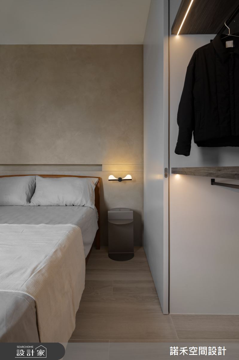 10坪中古屋(5~15年)＿現代風臥室案例圖片＿諾禾空間設計 上碩室內裝修＿諾禾_71.中心流光之10