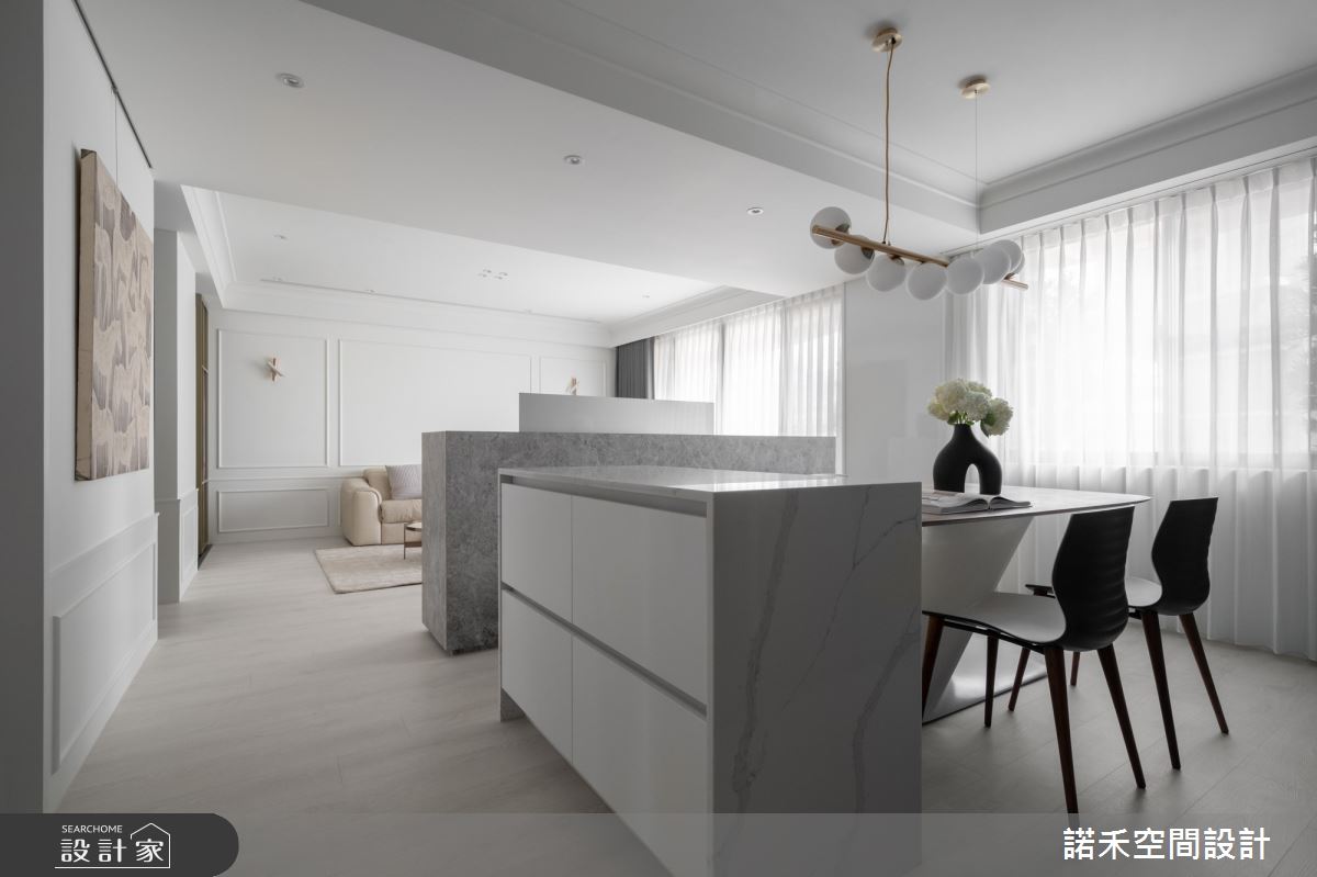 34坪中古屋(5~15年)＿美式風客廳餐廳案例圖片＿諾禾空間設計 上碩室內裝修＿諾禾_72.靜謐之6