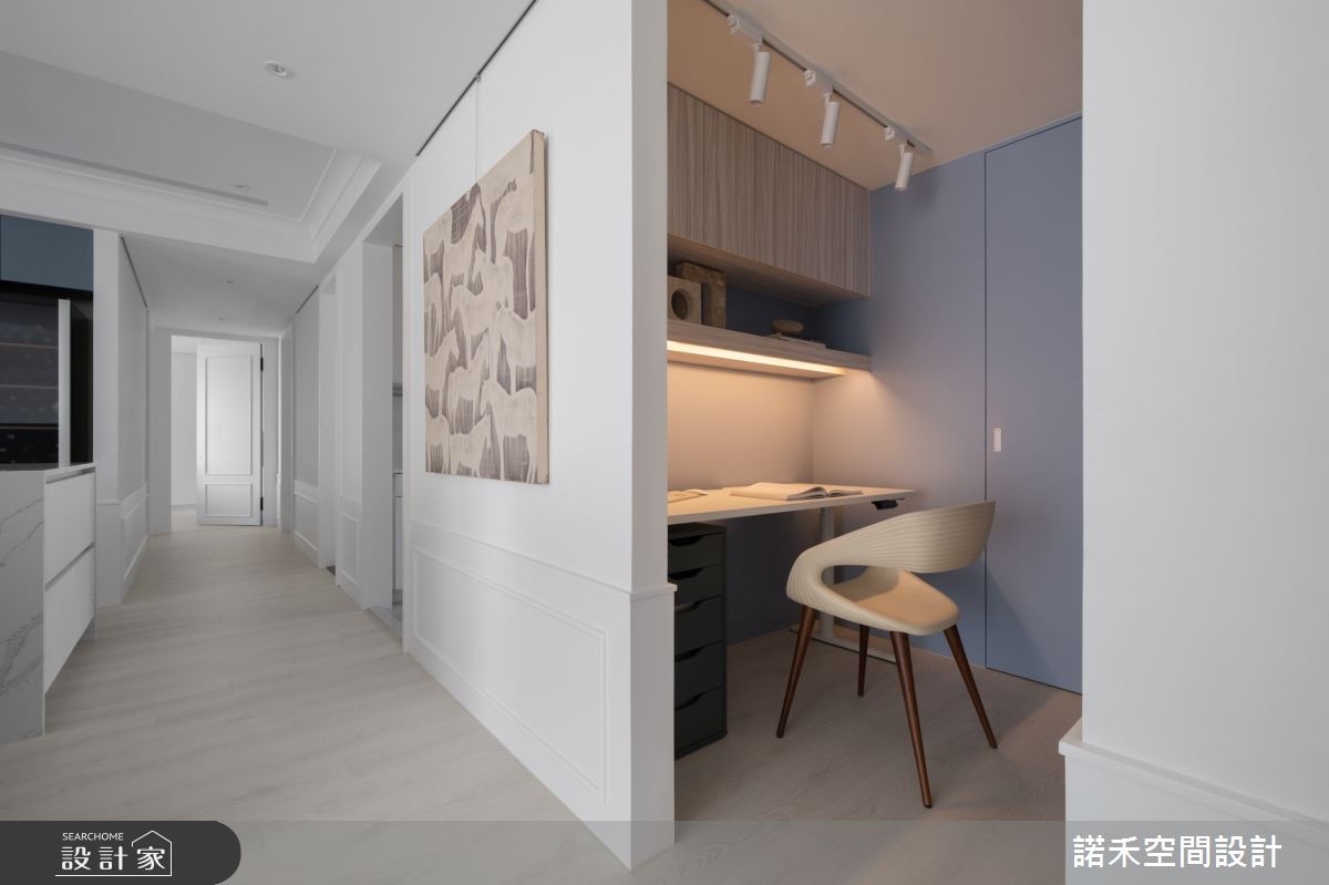 34坪中古屋(5~15年)＿美式風書房走廊工作區案例圖片＿諾禾空間設計 上碩室內裝修＿諾禾_72.靜謐之10
