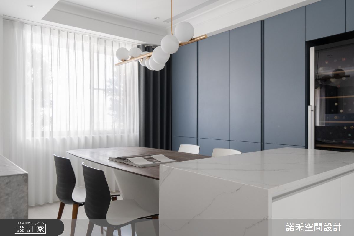 34坪中古屋(5~15年)＿美式風餐廳中島案例圖片＿諾禾空間設計 上碩室內裝修＿諾禾_72.靜謐之14