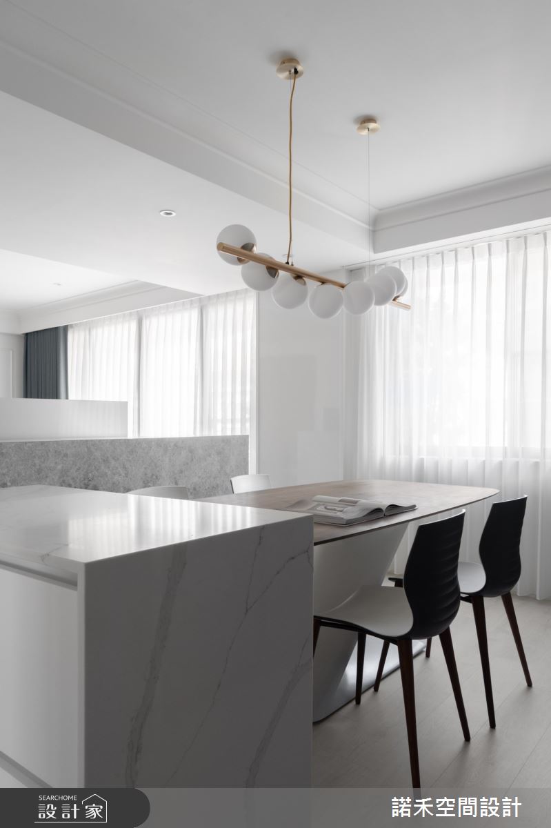 34坪中古屋(5~15年)＿美式風餐廳案例圖片＿諾禾空間設計 上碩室內裝修＿諾禾_72.靜謐之16