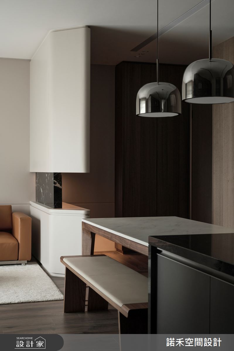 27坪新成屋(5年以下)＿現代風玄關餐廳中島案例圖片＿諾禾空間設計 上碩室內裝修＿諾禾_73.靜秋之13