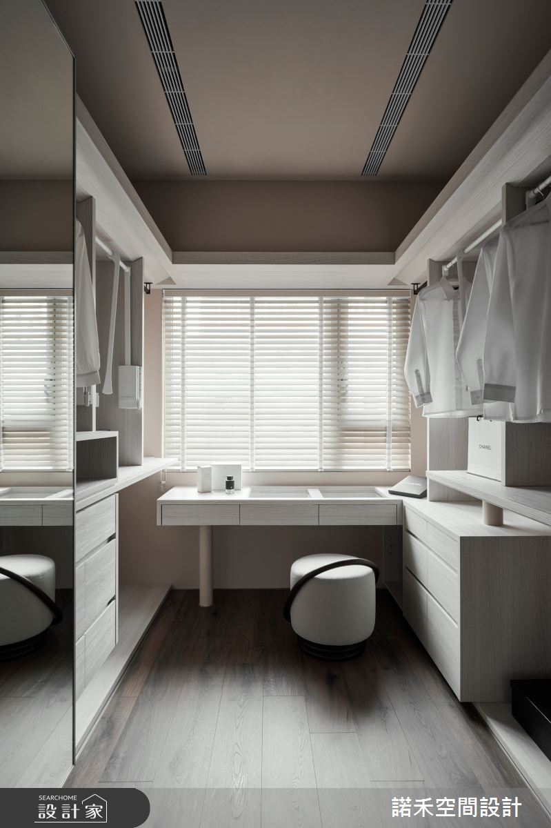 27坪新成屋(5年以下)＿現代風更衣間案例圖片＿諾禾空間設計 上碩室內裝修＿諾禾_73.靜秋之20