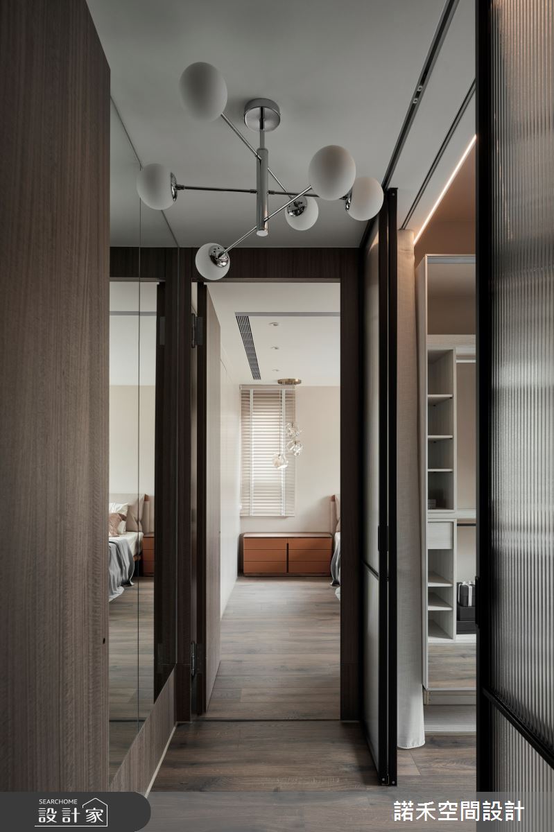 27坪新成屋(5年以下)＿現代風臥室更衣間走廊案例圖片＿諾禾空間設計 上碩室內裝修＿諾禾_73.靜秋之19