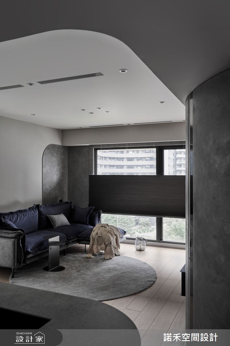 24坪新成屋(5年以下)＿現代風客廳案例圖片＿諾禾空間設計 上碩室內裝修＿諾禾_74.Tranquil Cave之2
