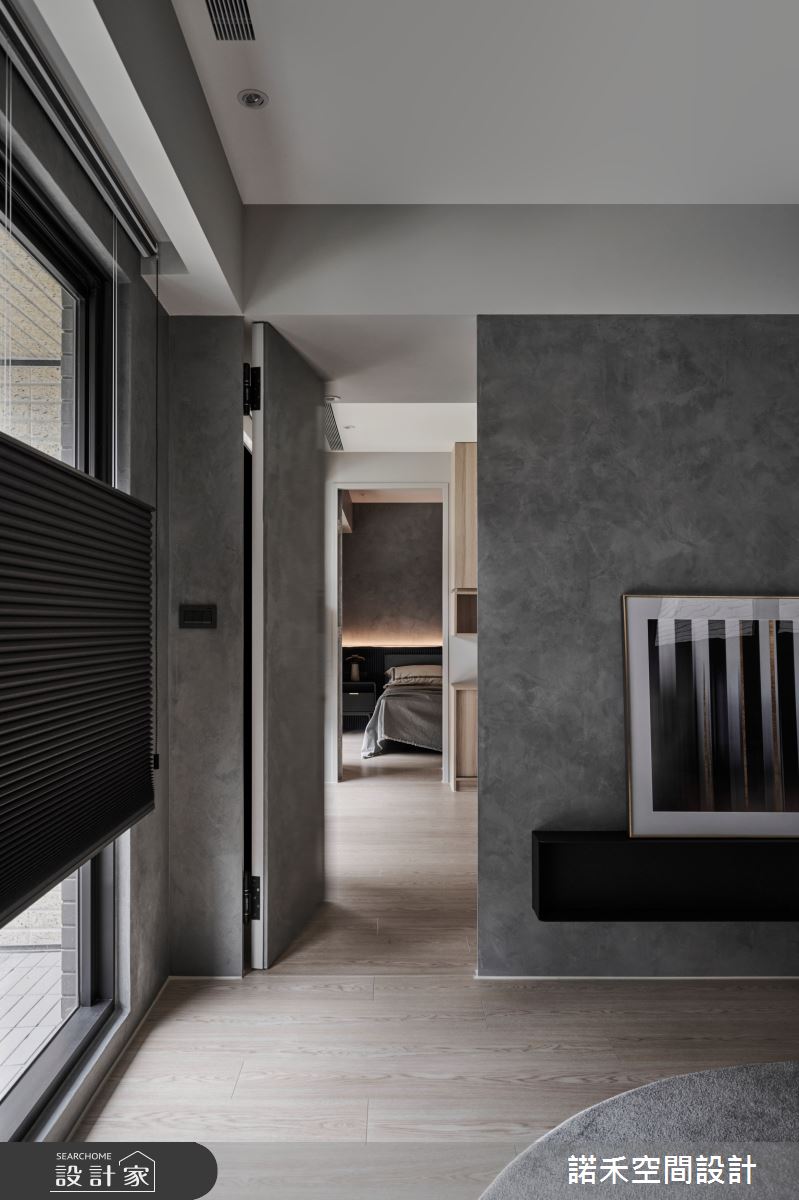 24坪新成屋(5年以下)＿現代風客廳臥室案例圖片＿諾禾空間設計 上碩室內裝修＿諾禾_74.Tranquil Cave之7