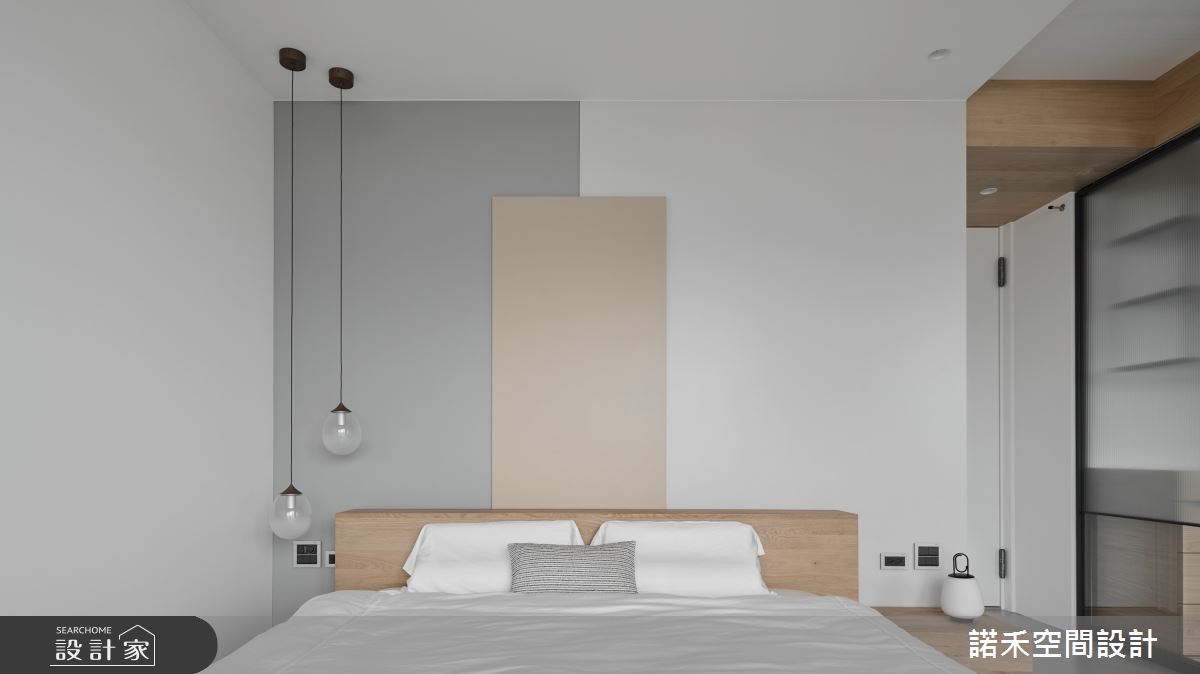 49坪中古屋(5~15年)＿現代風臥室案例圖片＿諾禾空間設計 上碩室內裝修＿諾禾_75.謐謐山水之11