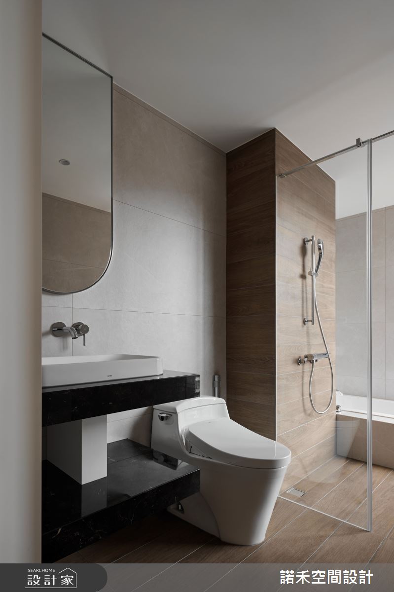 49坪中古屋(5~15年)＿現代風浴室案例圖片＿諾禾空間設計 上碩室內裝修＿諾禾_75.謐謐山水之21
