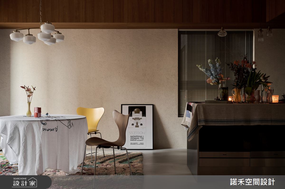 19坪新成屋(5年以下)＿混搭風餐廳中島案例圖片＿諾禾空間設計 上碩室內裝修＿諾禾_77.Hygge之11