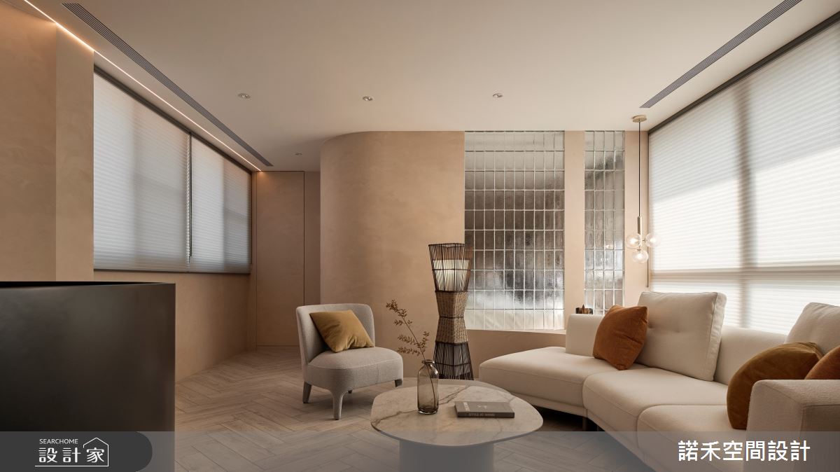72坪新成屋(5年以下)＿混搭風客廳案例圖片＿諾禾空間設計 上碩室內裝修＿諾禾_78.上善若水之22