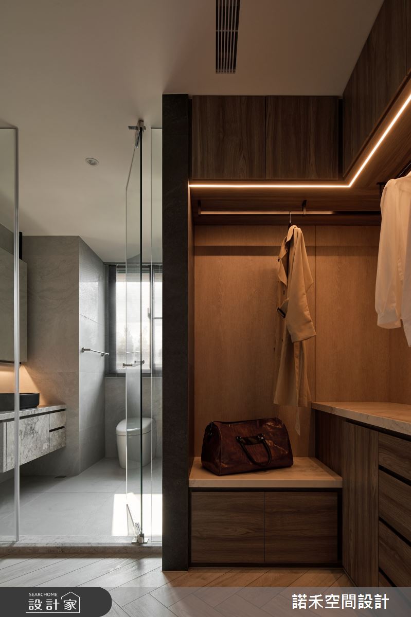 72坪新成屋(5年以下)＿混搭風更衣間浴室案例圖片＿諾禾空間設計 上碩室內裝修＿諾禾_78.上善若水之16