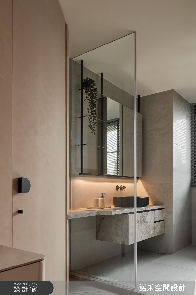 72坪新成屋(5年以下)＿混搭風浴室案例圖片＿諾禾空間設計 上碩室內裝修＿諾禾_78.上善若水之18